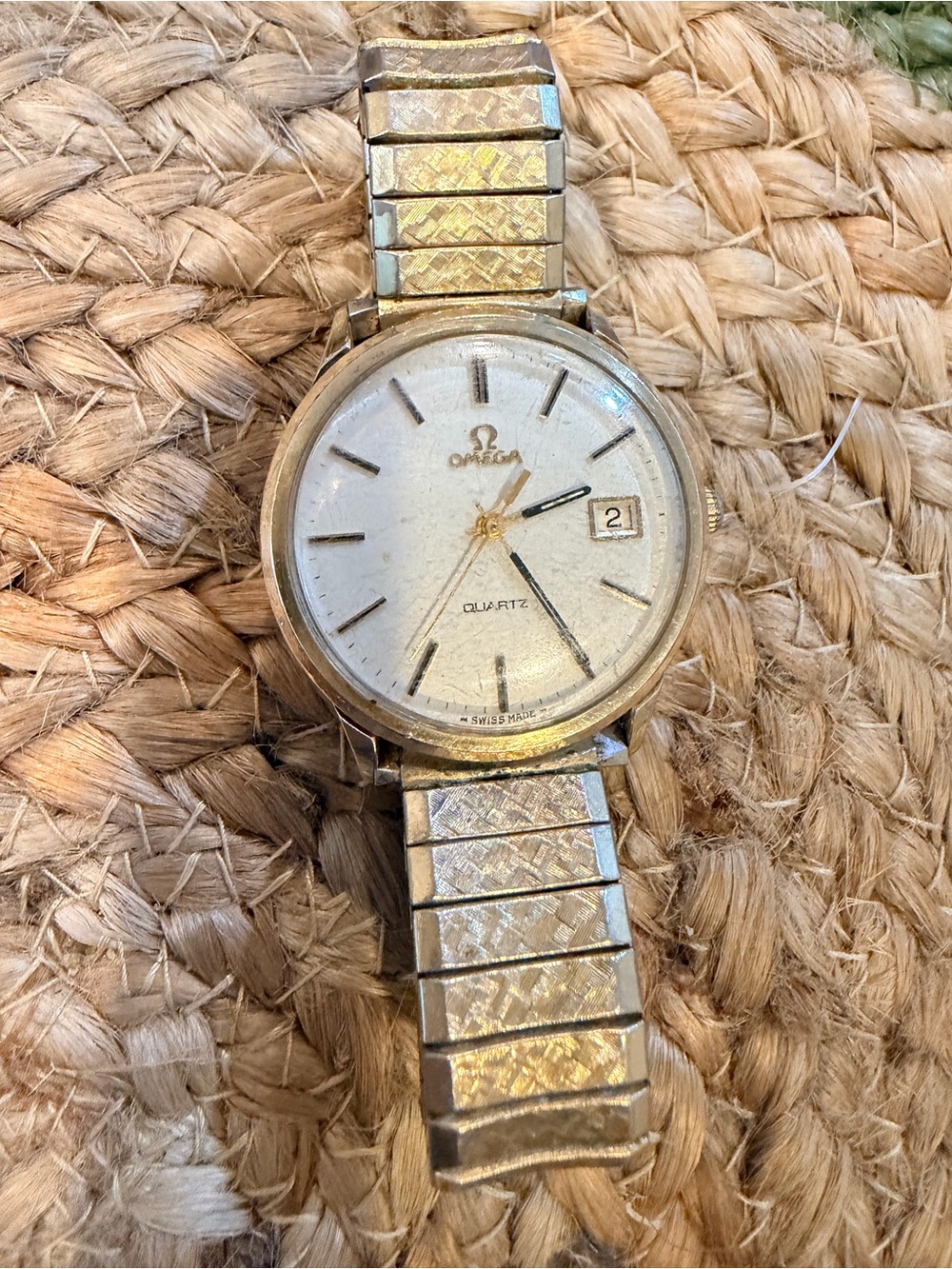 Non-working vintage Omega Seamaster watch